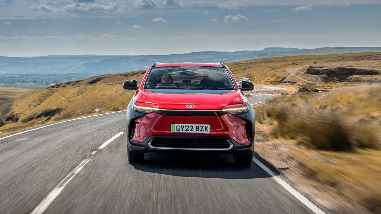 Toyota bZ4X review front