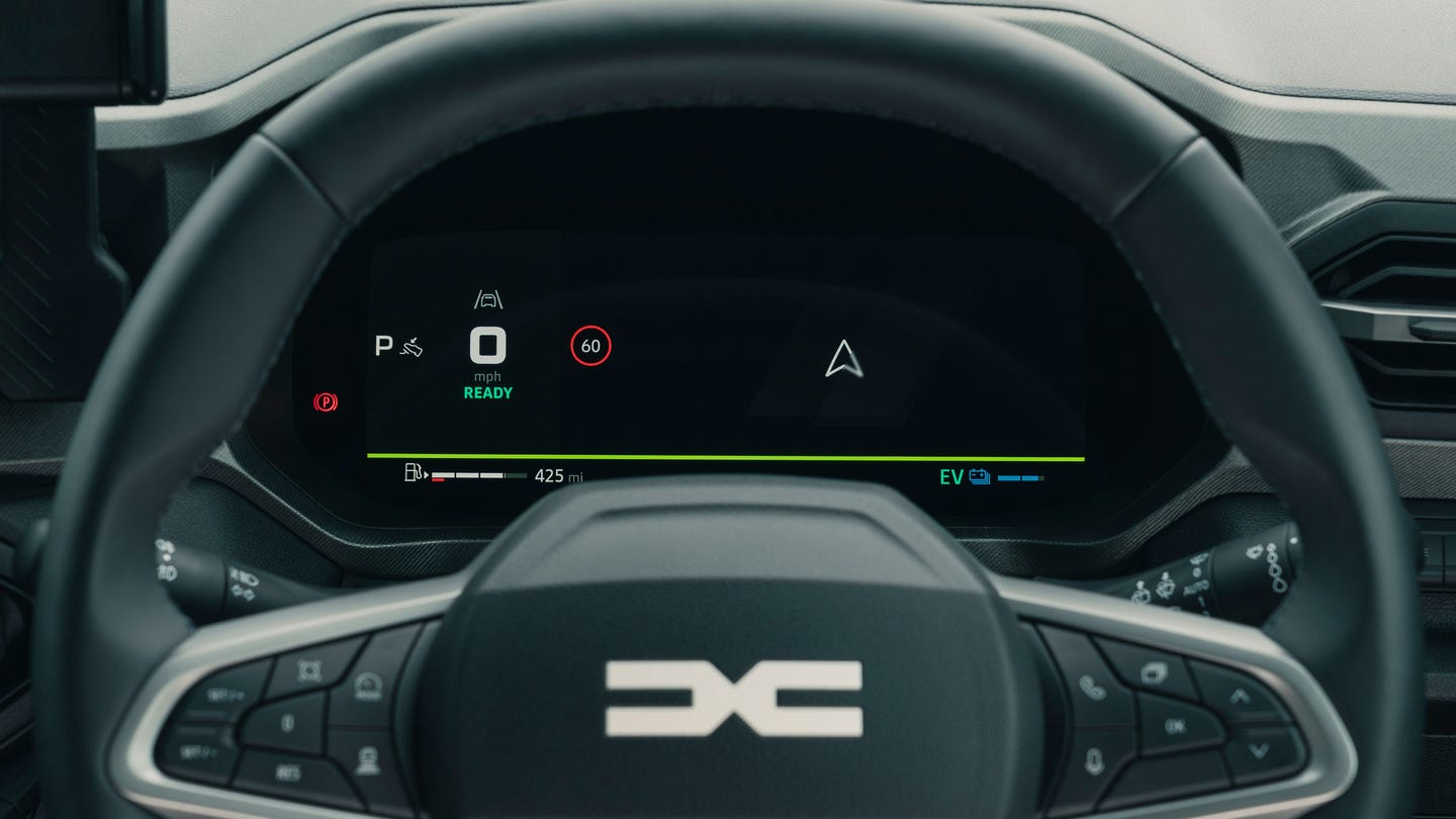 Dacia Bigster driver's display