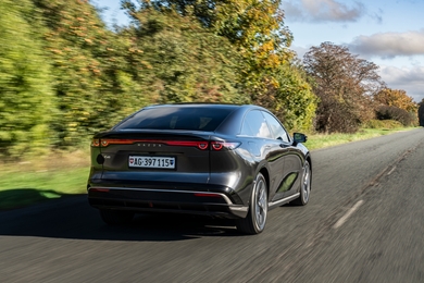 Mazda 6e rear driving