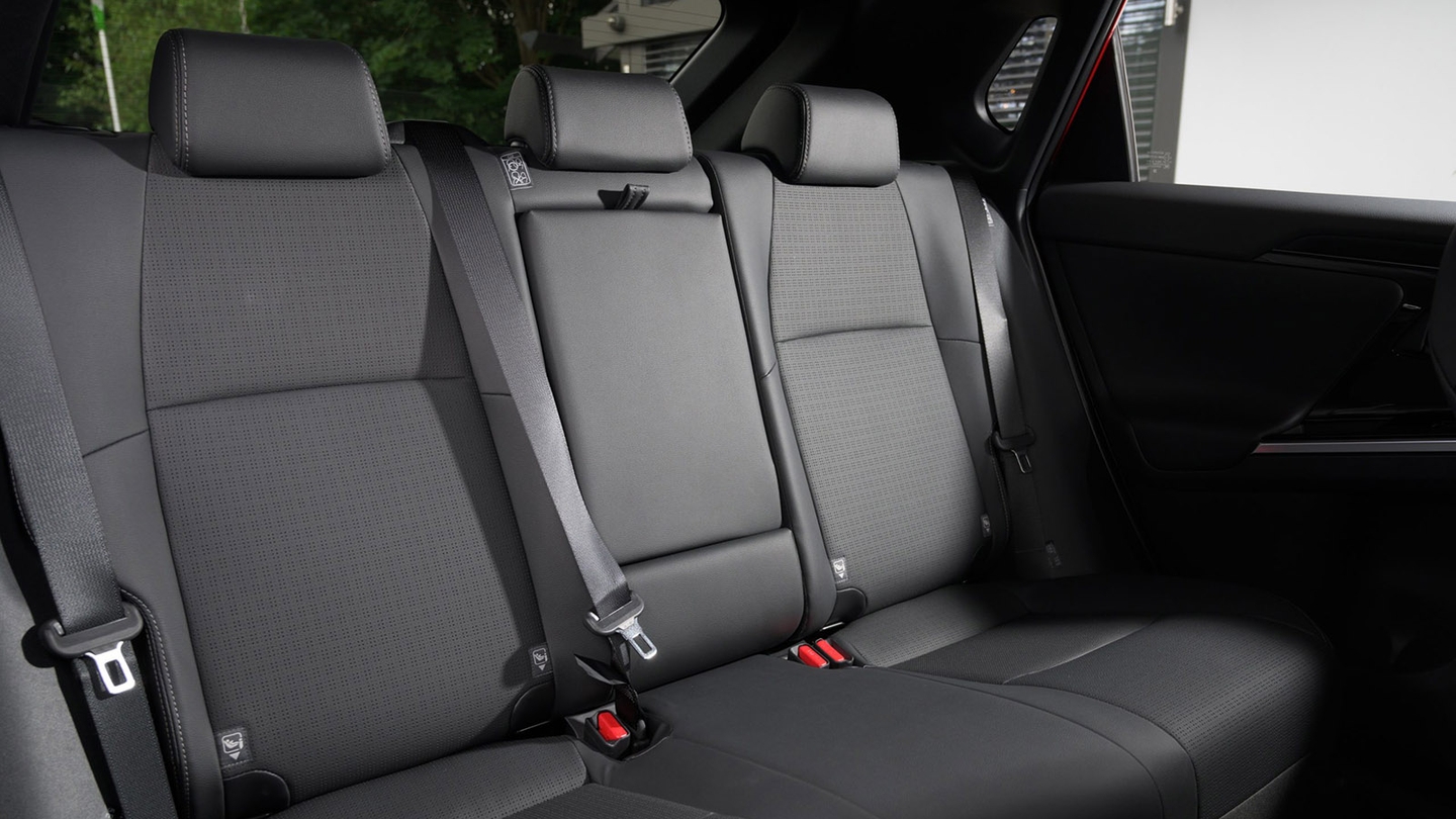 Toyota bZ4X review rear seats