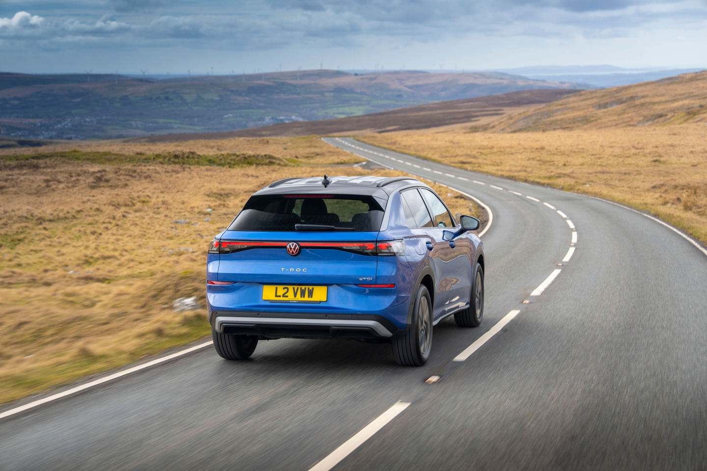 2026 VW T Roc rear driving