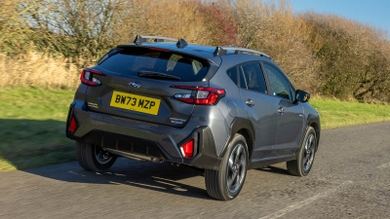 Review – Subaru Crosstrek – rear three quarter