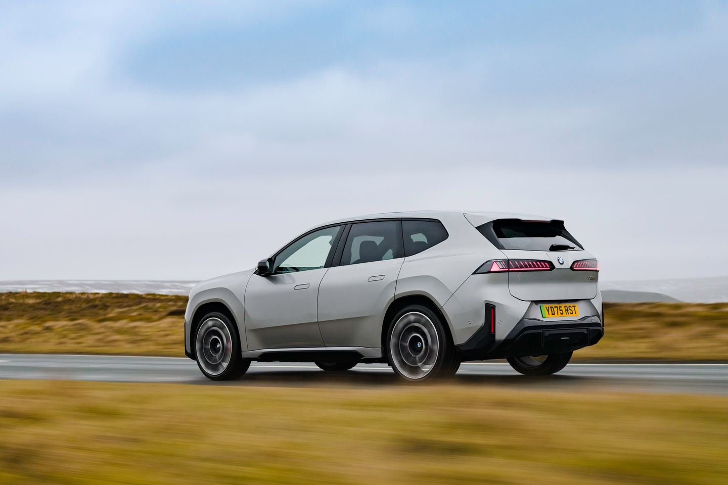 BMW iX3 side driving