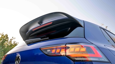 VW Golf R review rear detail