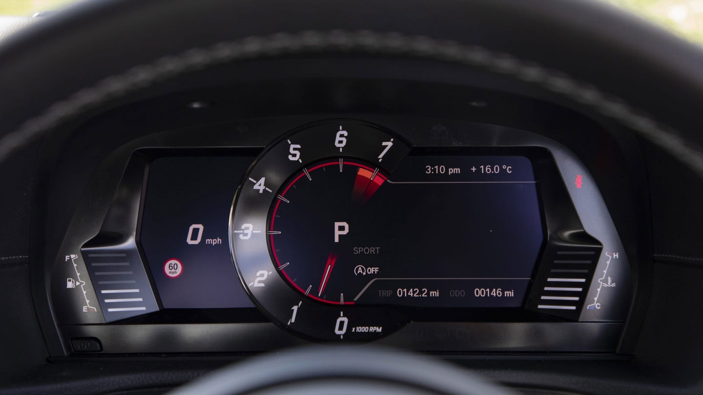Toyota GR Supra dials