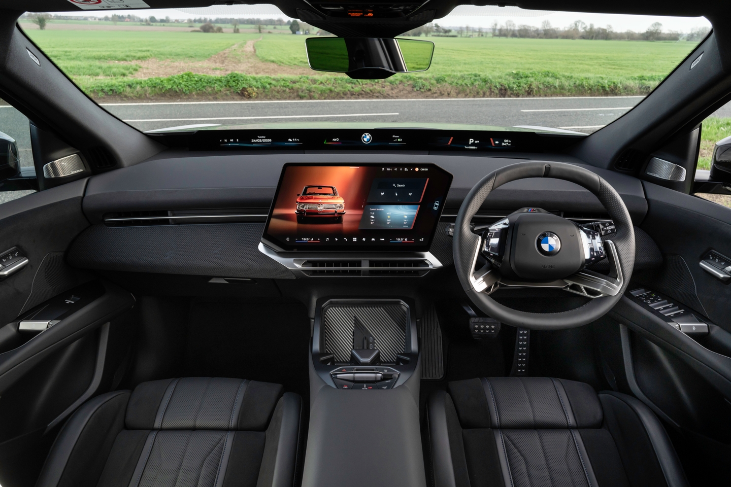BMW iX3 cabin wide