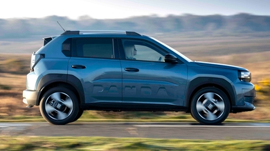 Fiat Grande Panda driving side view