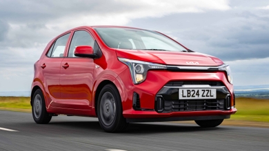 Kia Picanto driving (2 trim, facelift model)