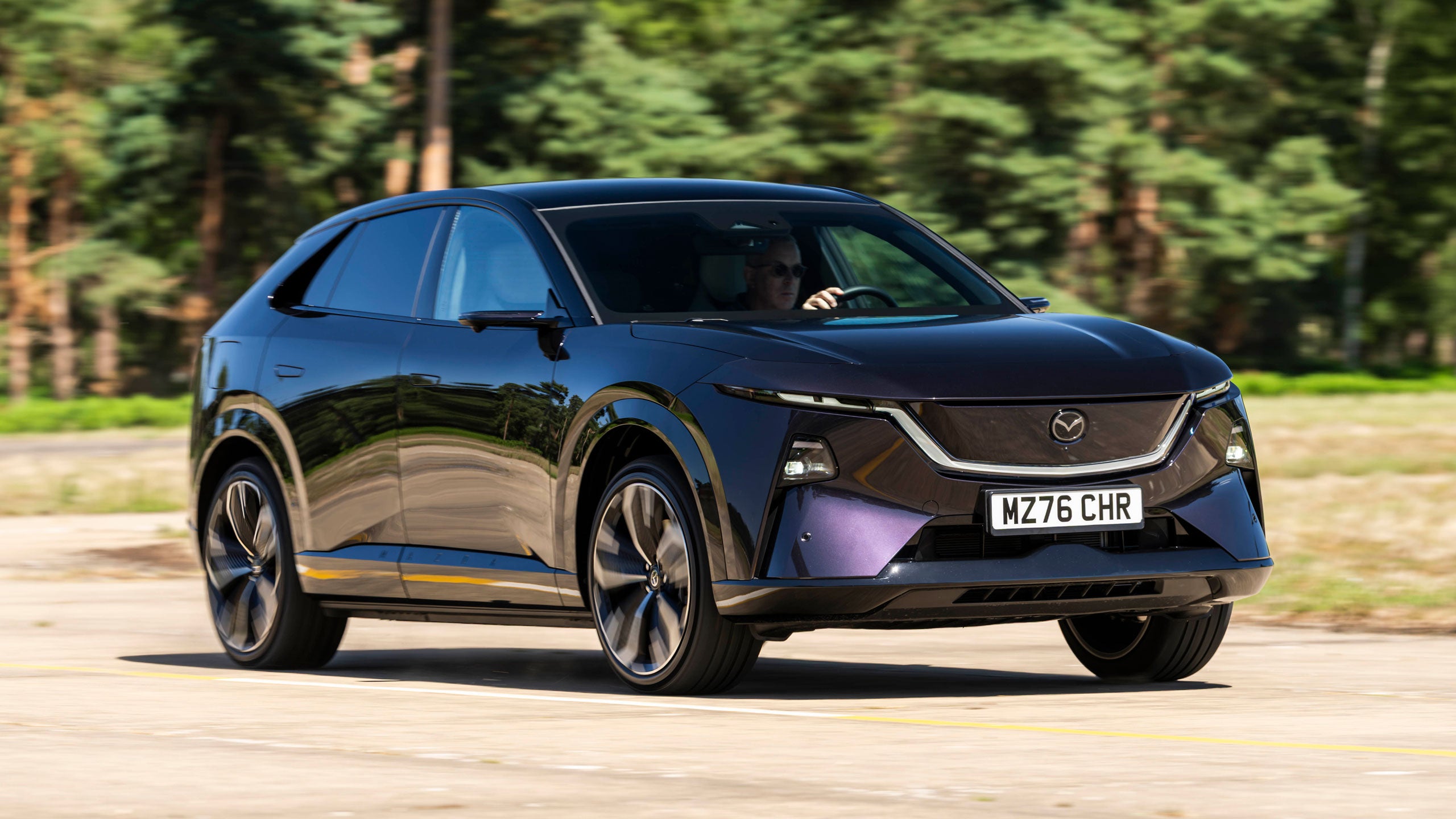 2026 Mazda CX-6e driving
