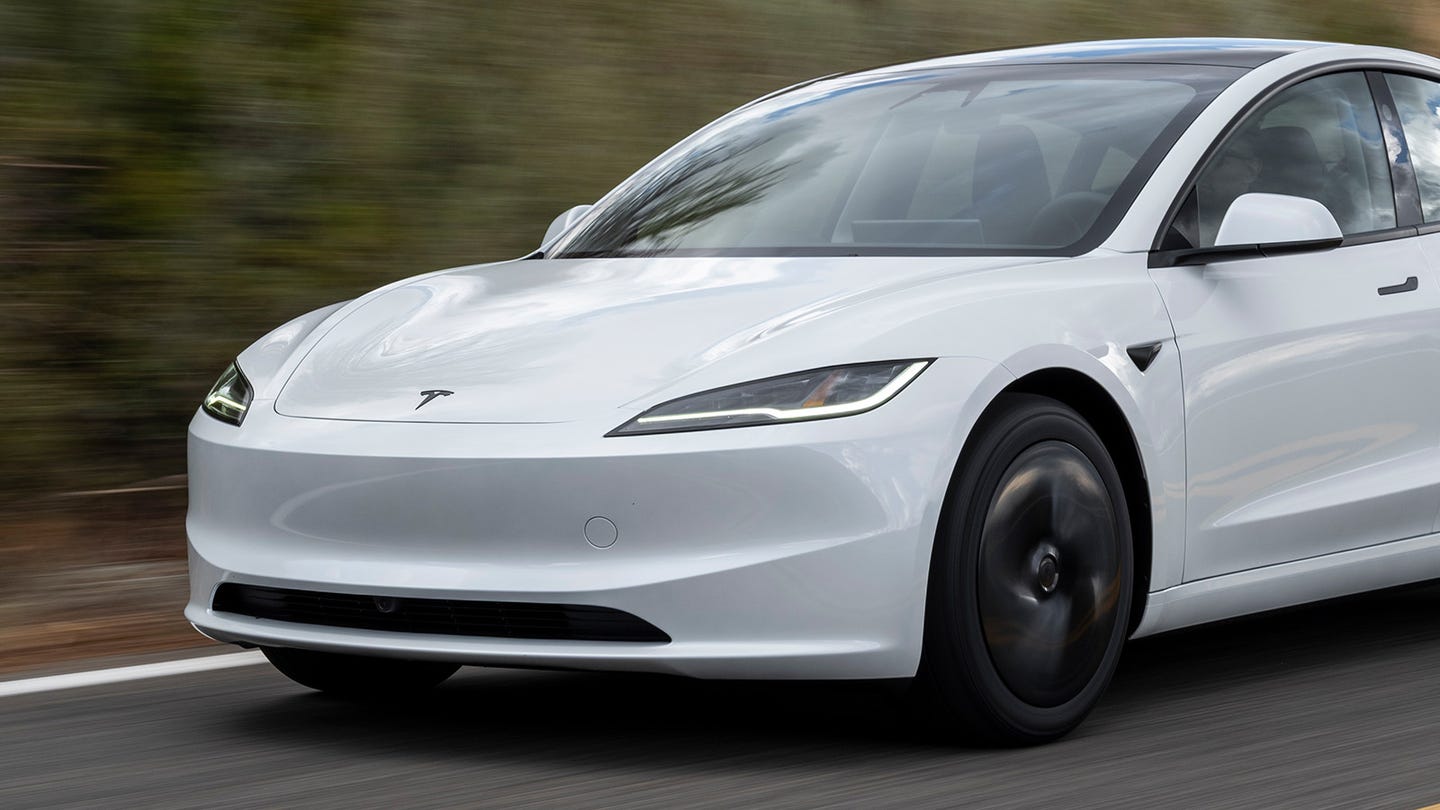 Tesla Model 3 front detail