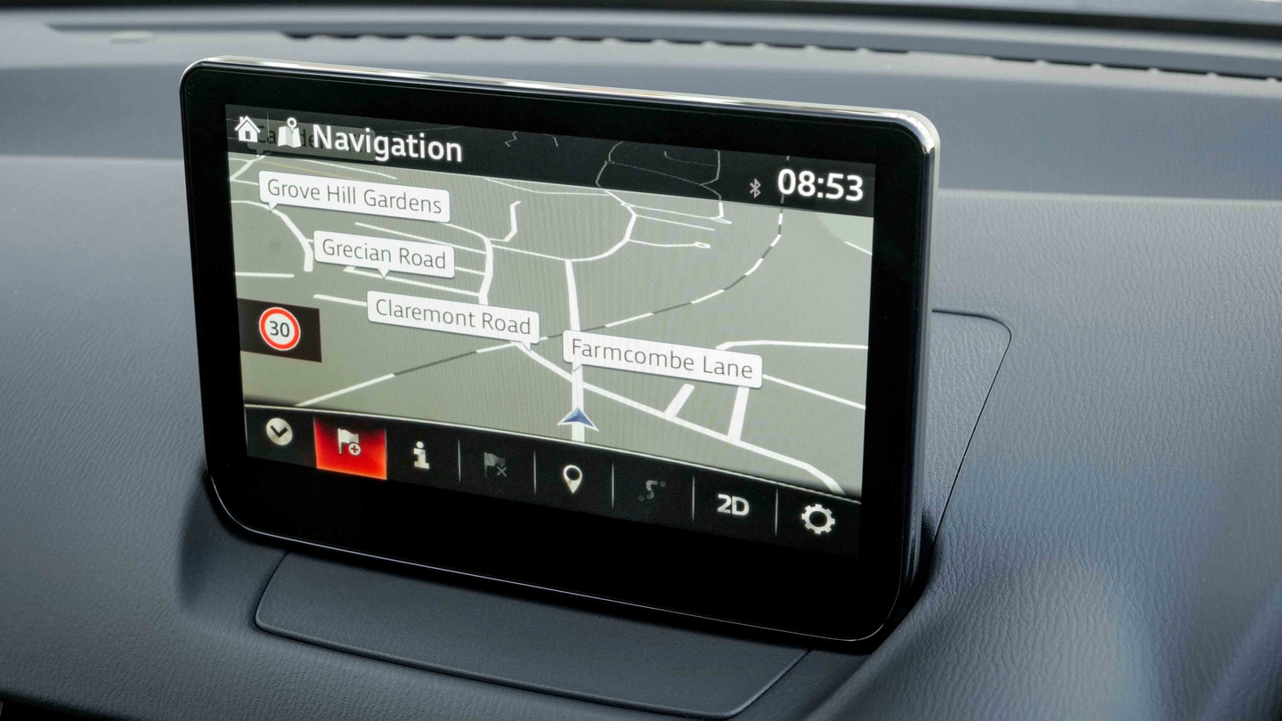 Mazda 2 sat nav