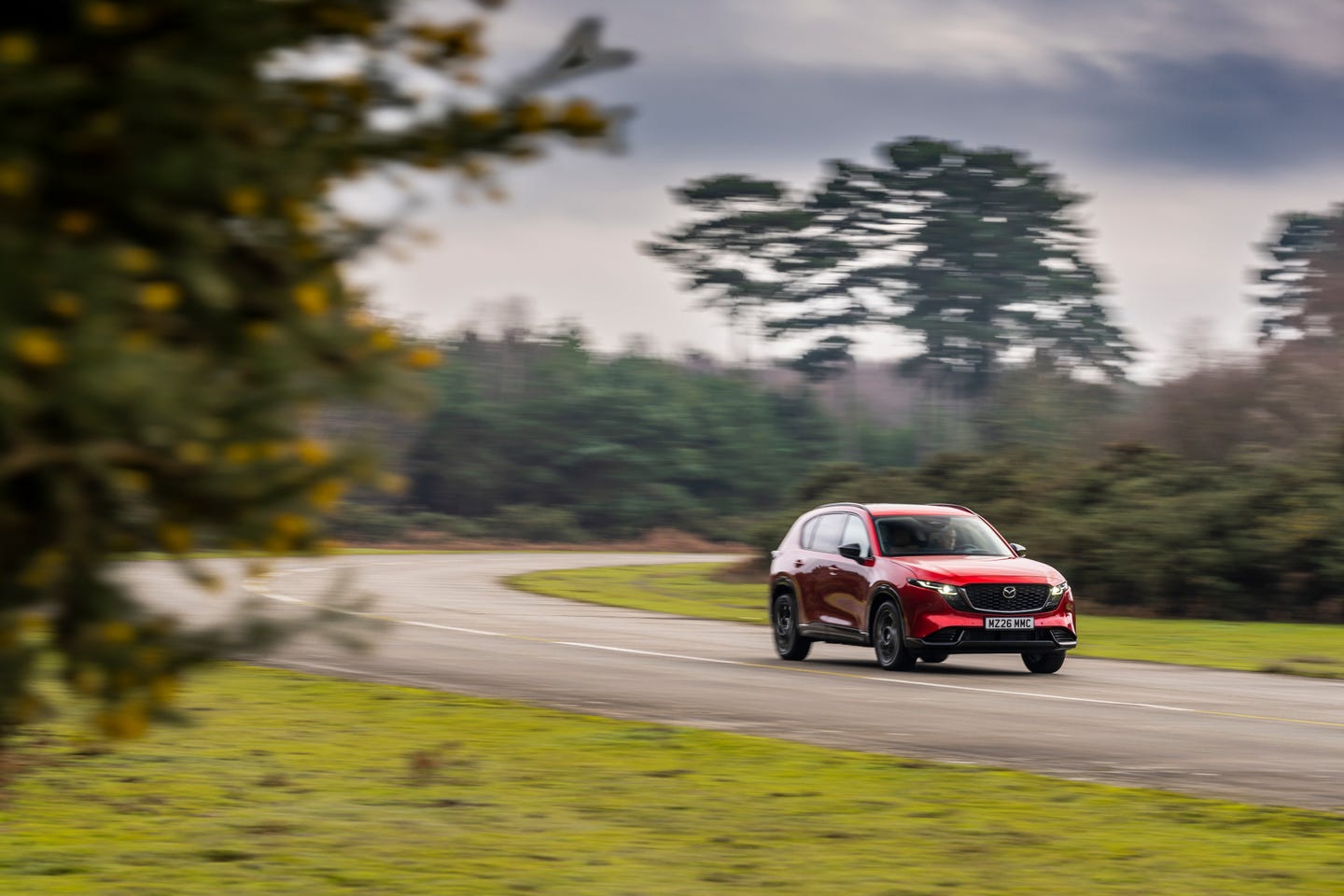 2026 Mazda CX-5 driving wide front