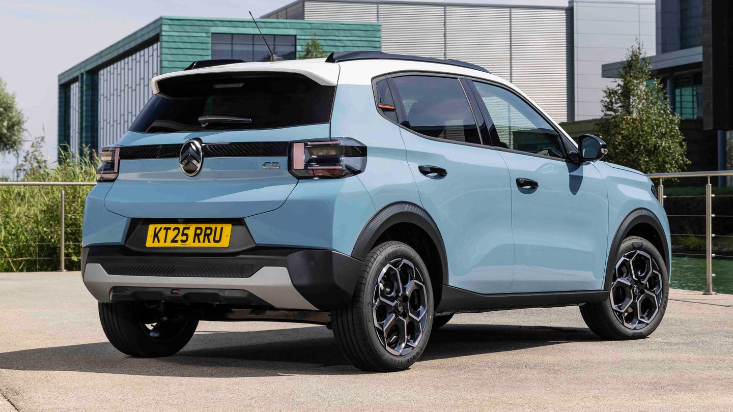 New Citroen C3 rear/side view