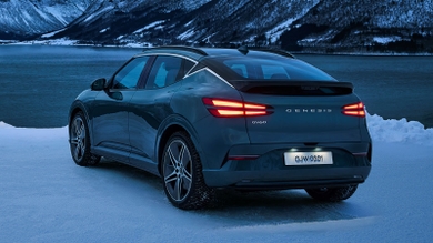 Genesis GV60 review rear three quarter