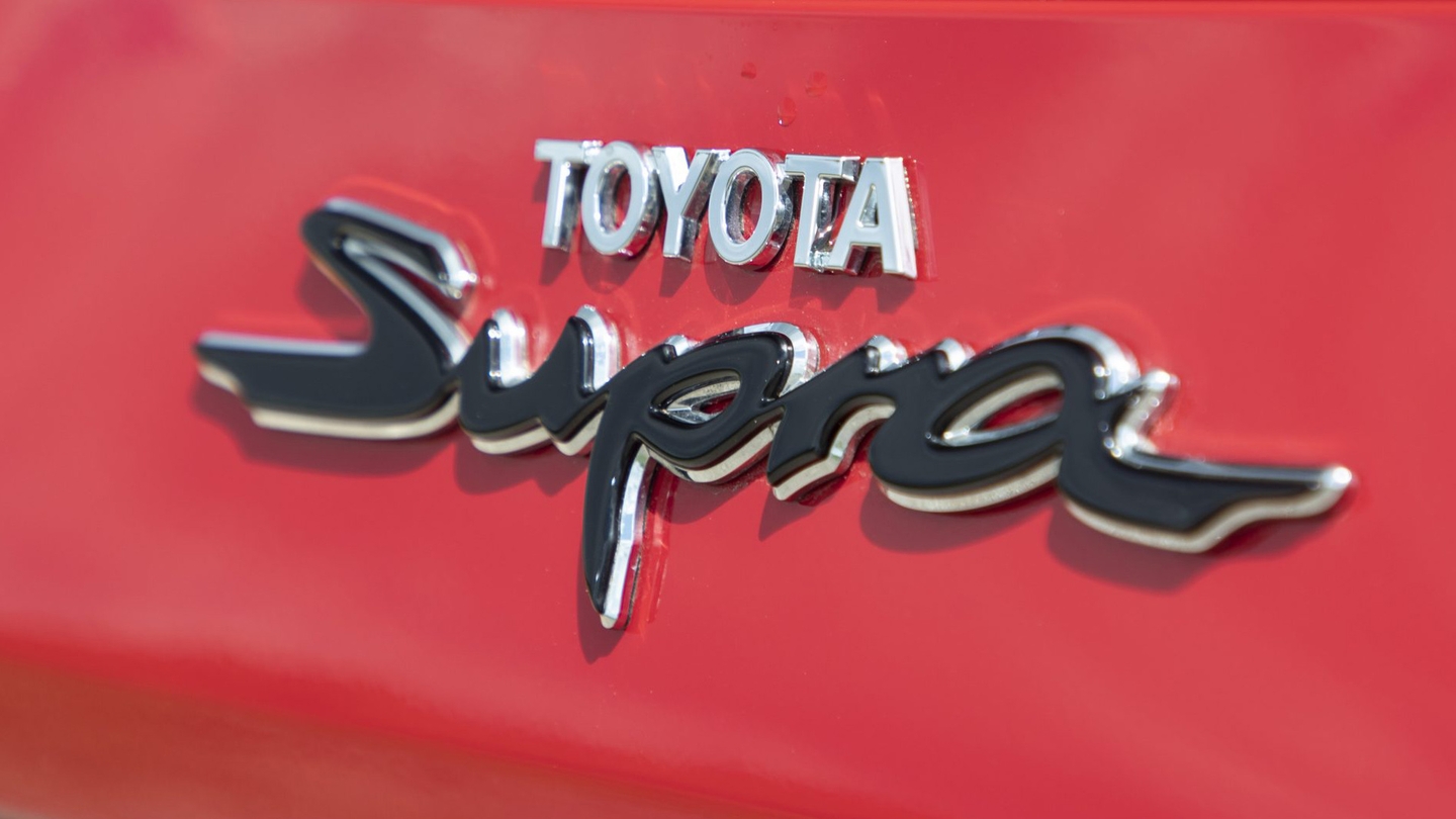 Toyota GR Supra badge