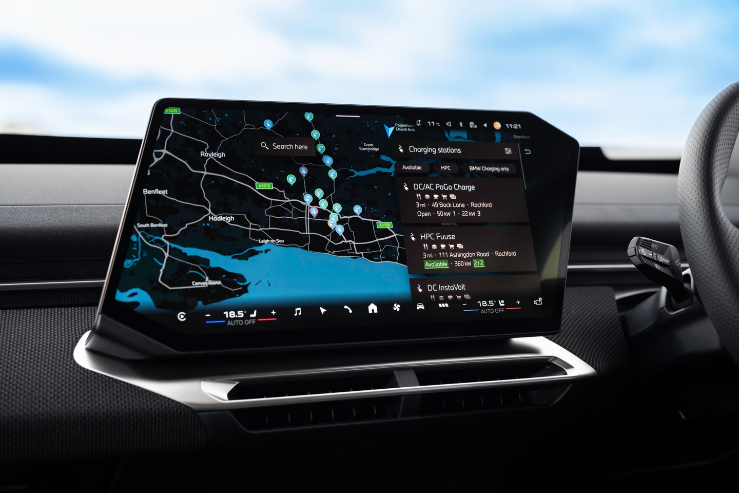 BMW iX3 infotainment