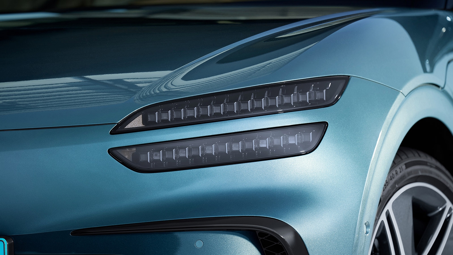 Genesis GV60 review headlight detail