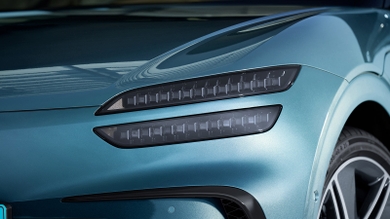 Genesis GV60 review headlight detail