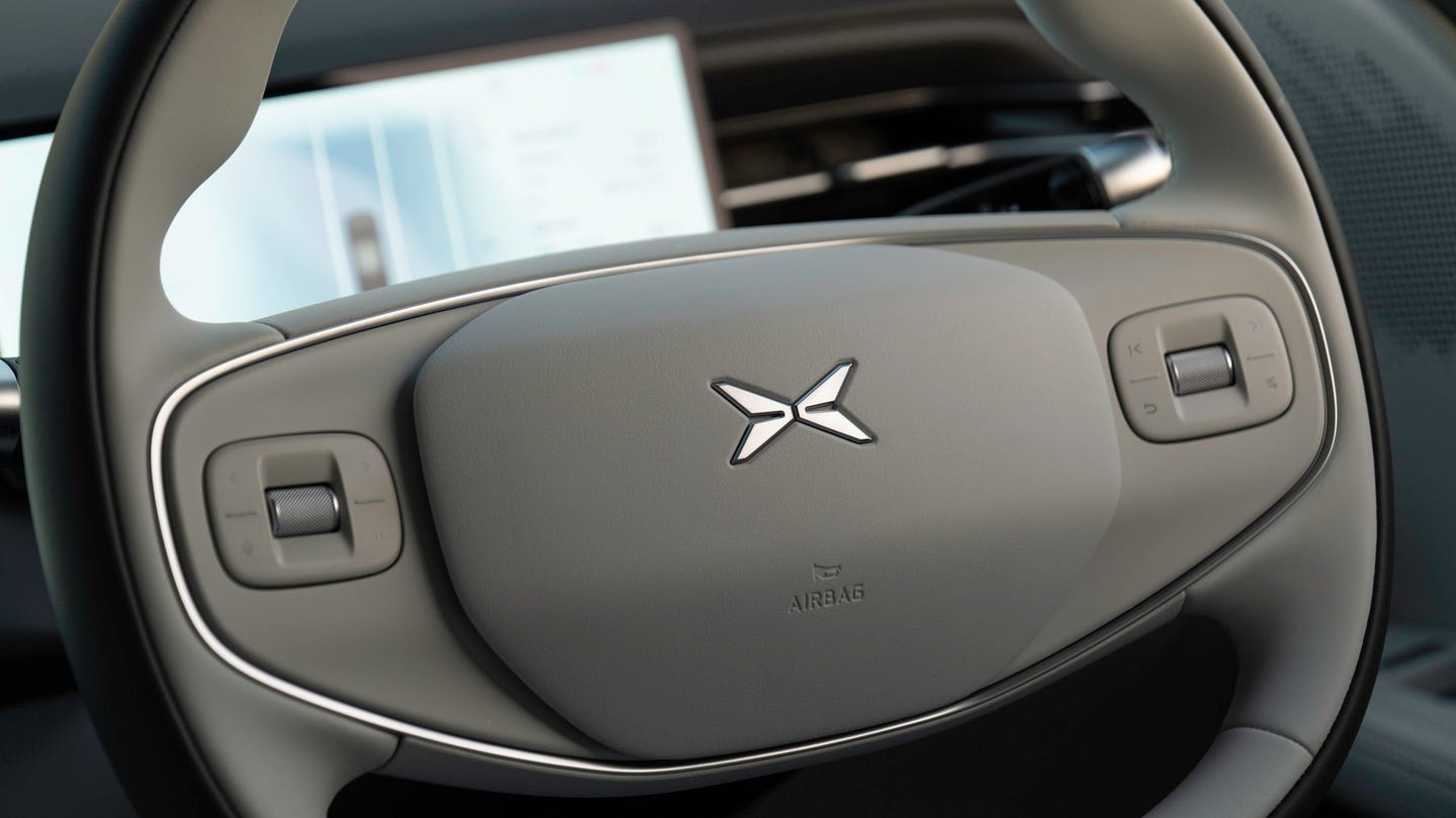 XPeng G6 steering wheel