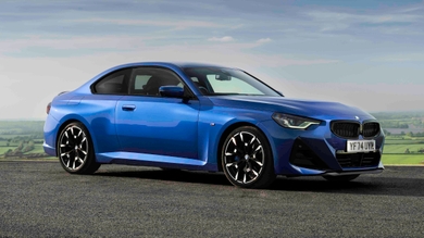 BMW 2 Series coupe front/side view