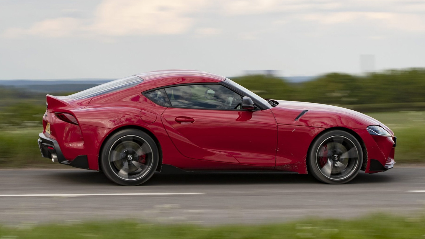 Toyota GR Supra driving side view