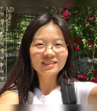 Portret van Sisi Wang