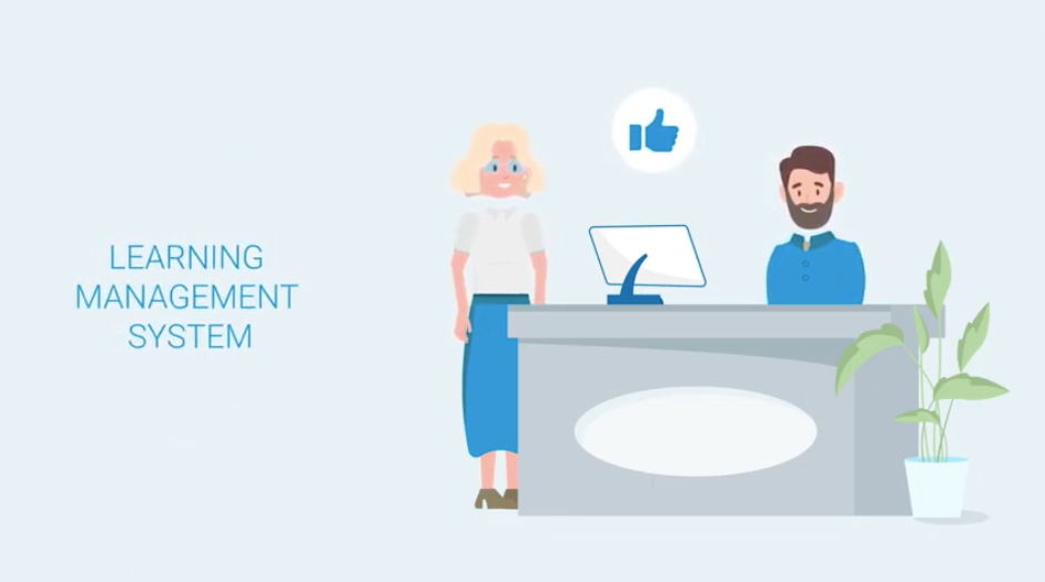 How does the Learning Management System work?