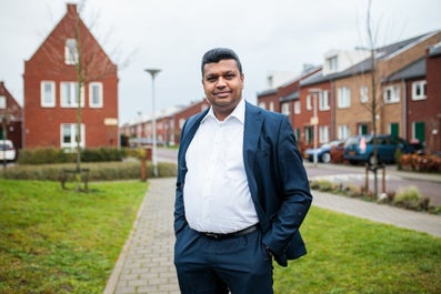 A man in a suit