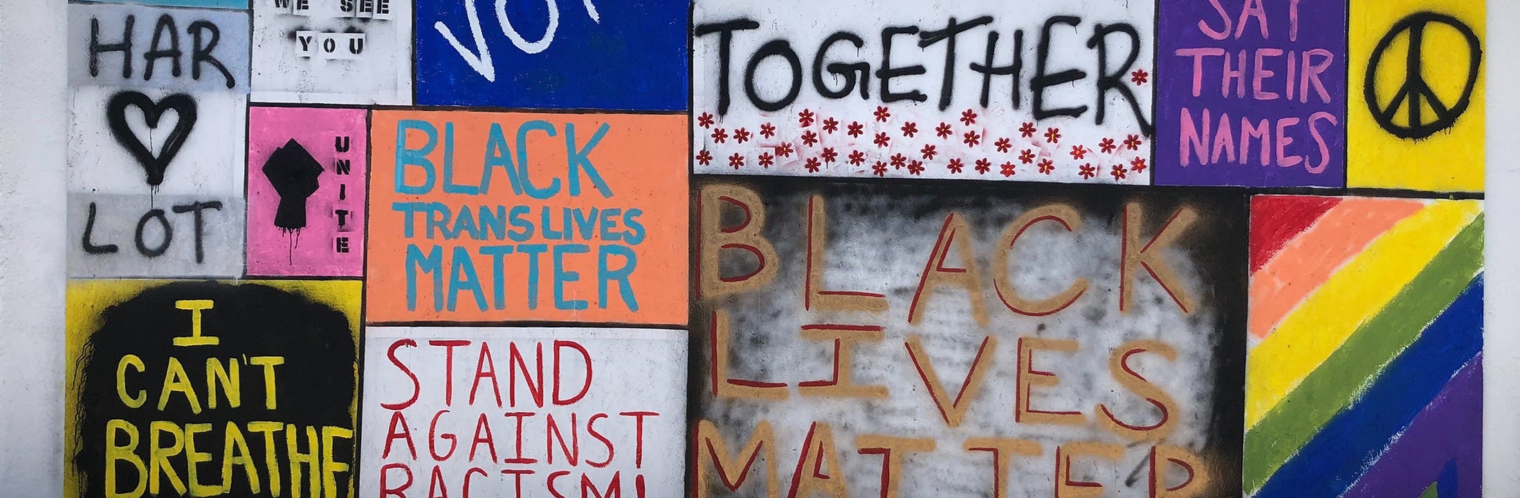 Protest signs