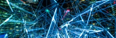 de beweging en bewerking van een big data computernetwerk