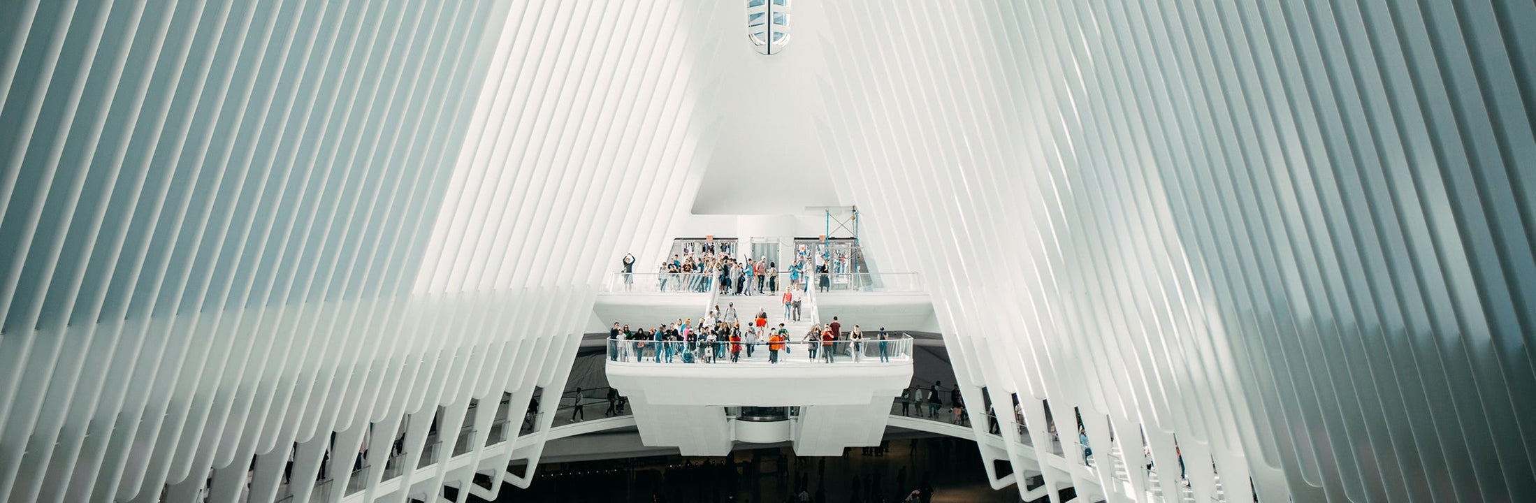 Interieur van Oculus World Trade Center