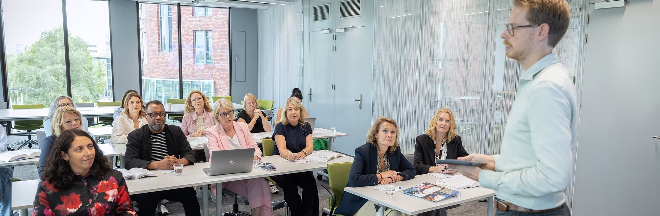 groep deelnemers in de leergang opleiding Arbeidsrecht