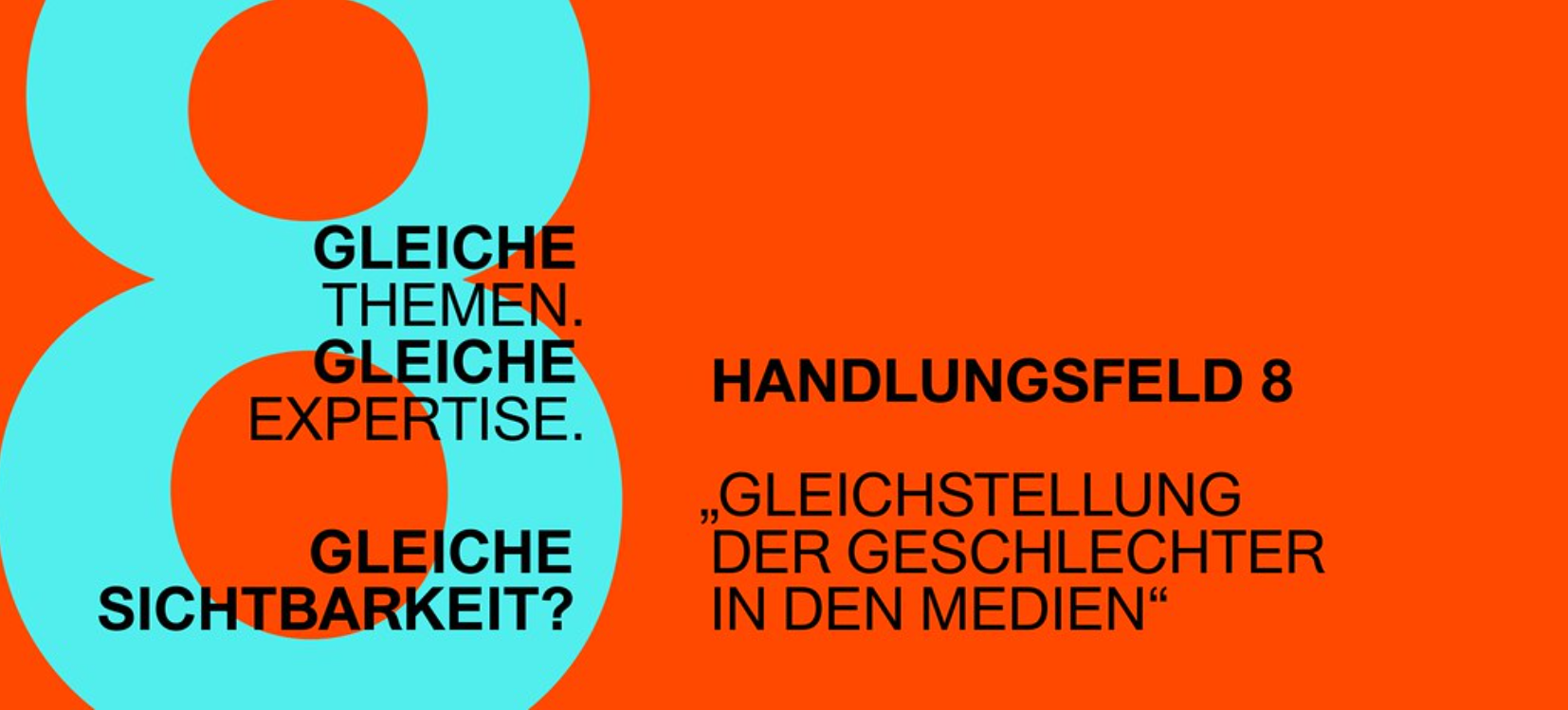 Handlungsfeld 8 - Gleichstellung der Geschlechter in den Medien