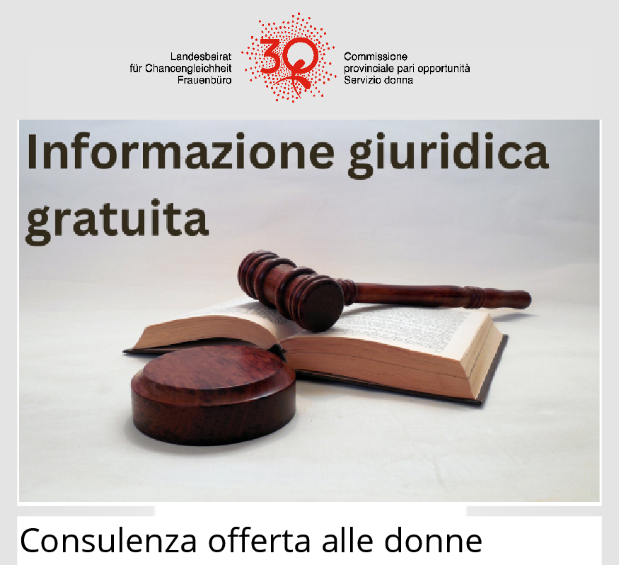 Consulenza giuridica per donne