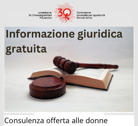 Consulenza giuridica per donne