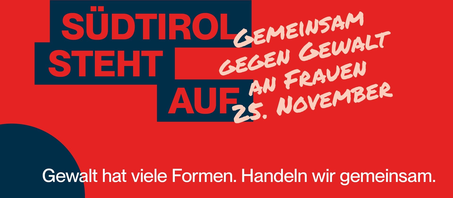 Machen Sie mit! Gemeinsam gegen jede Form von Gewalt