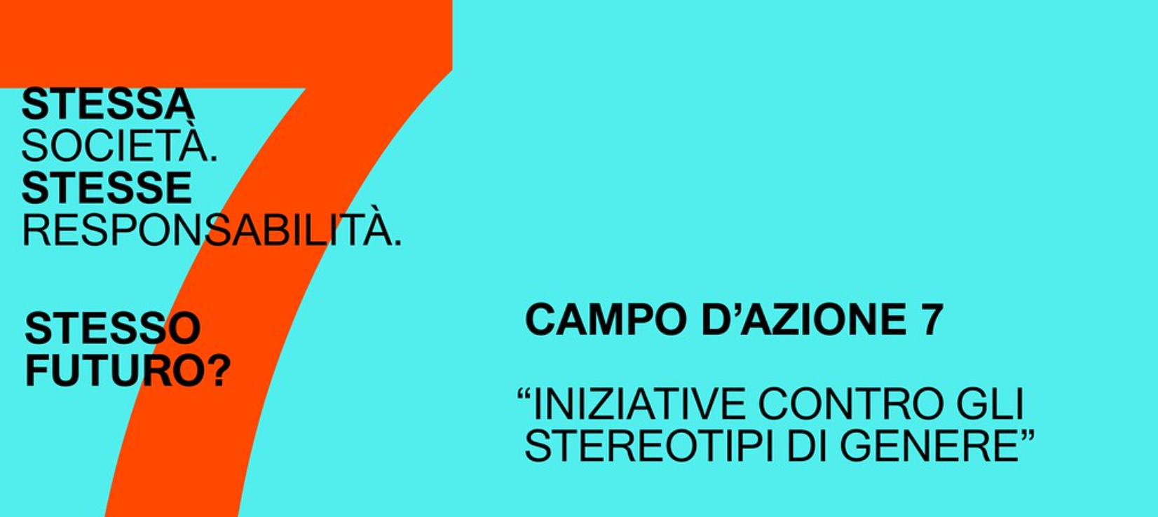 Campo d'azione 7 - Iniziative contro gli stereotipi di genere