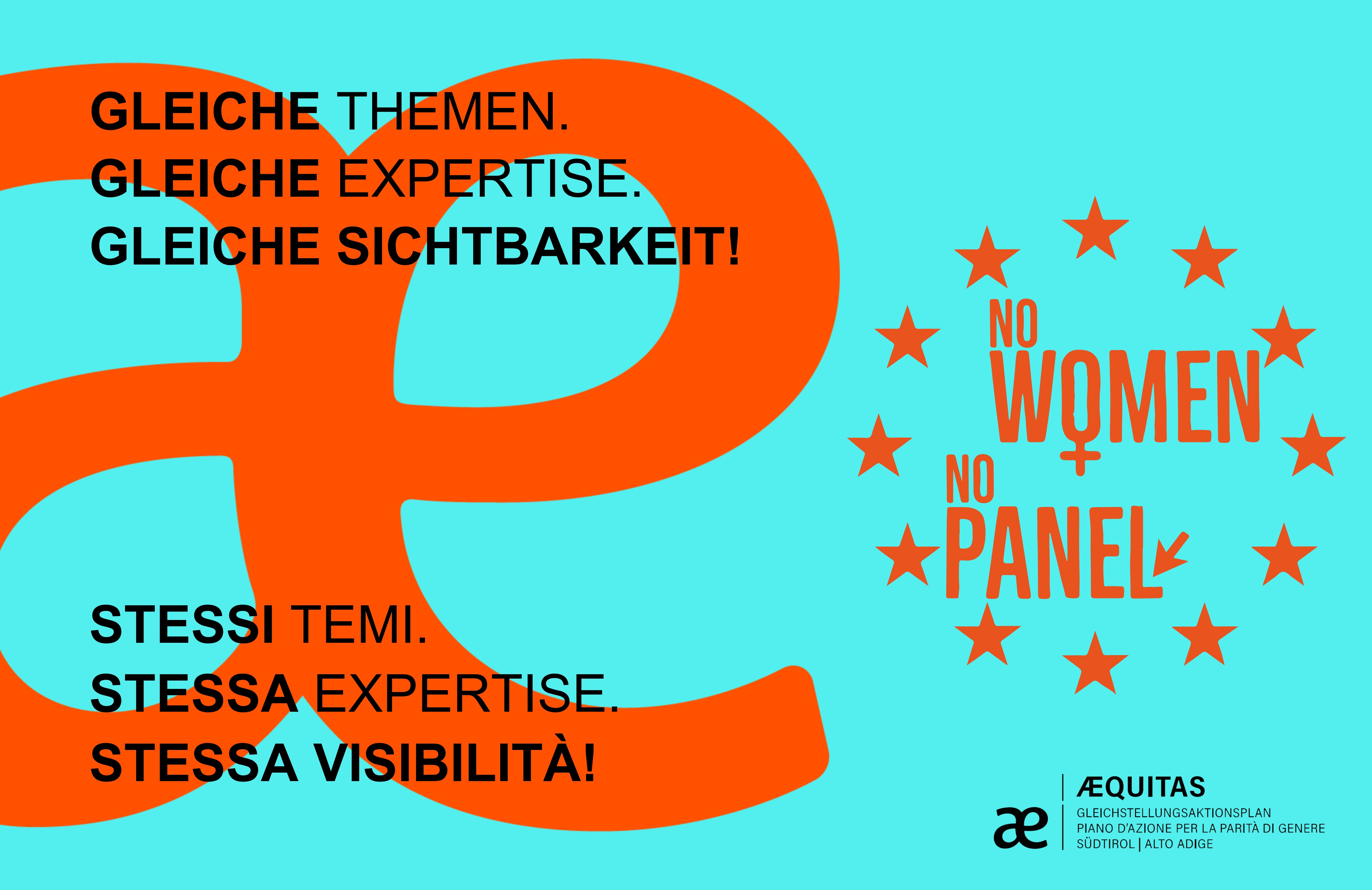 Die Ziele von No Women No Panel - eine europaweite Initiative