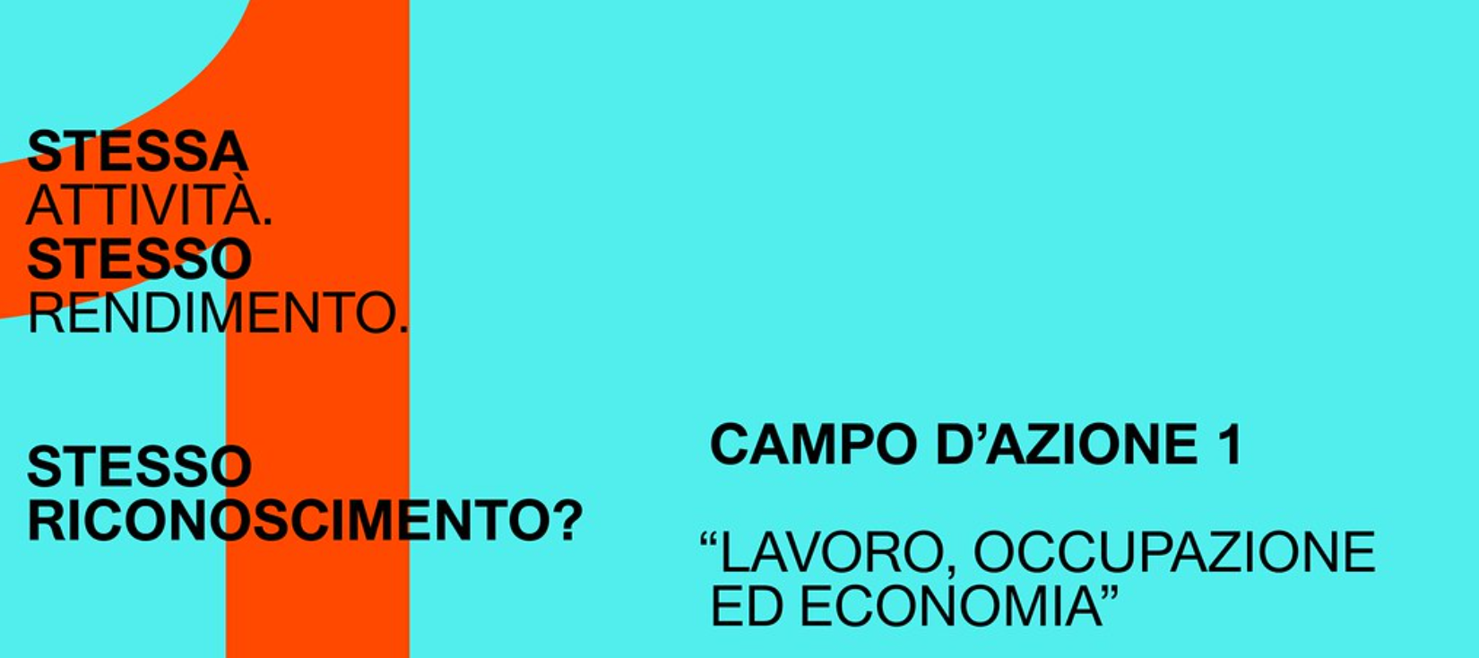 Campo d'azione 1 - Lavoro, occupazione ed economia