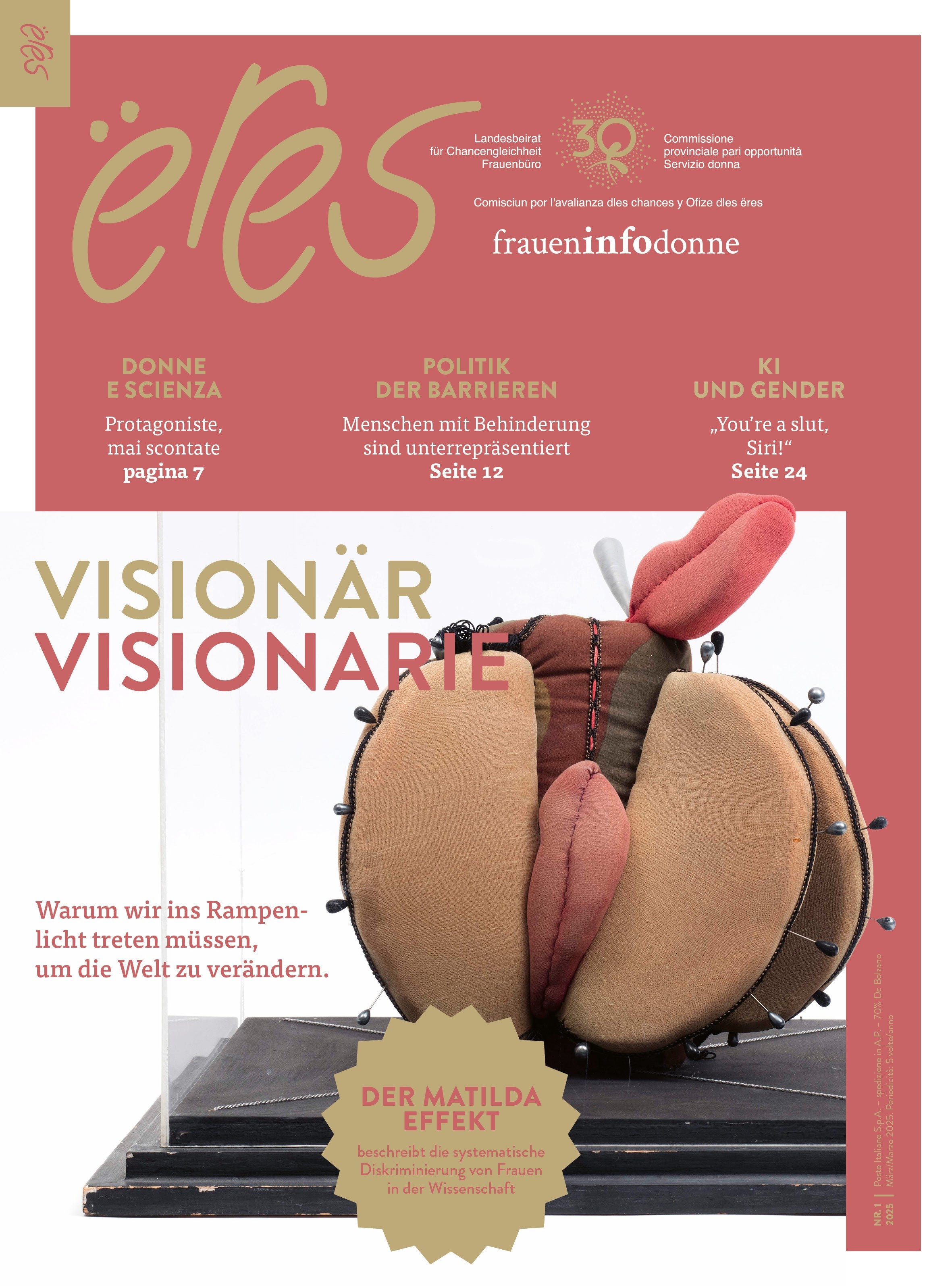 Edizione 1/2025 Visionarie