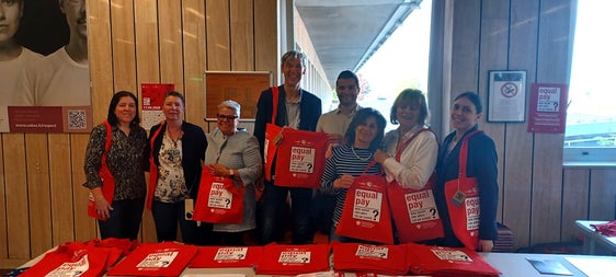 SGBCISL, AGBCGIL und UIL im Krankenhaus Bozen