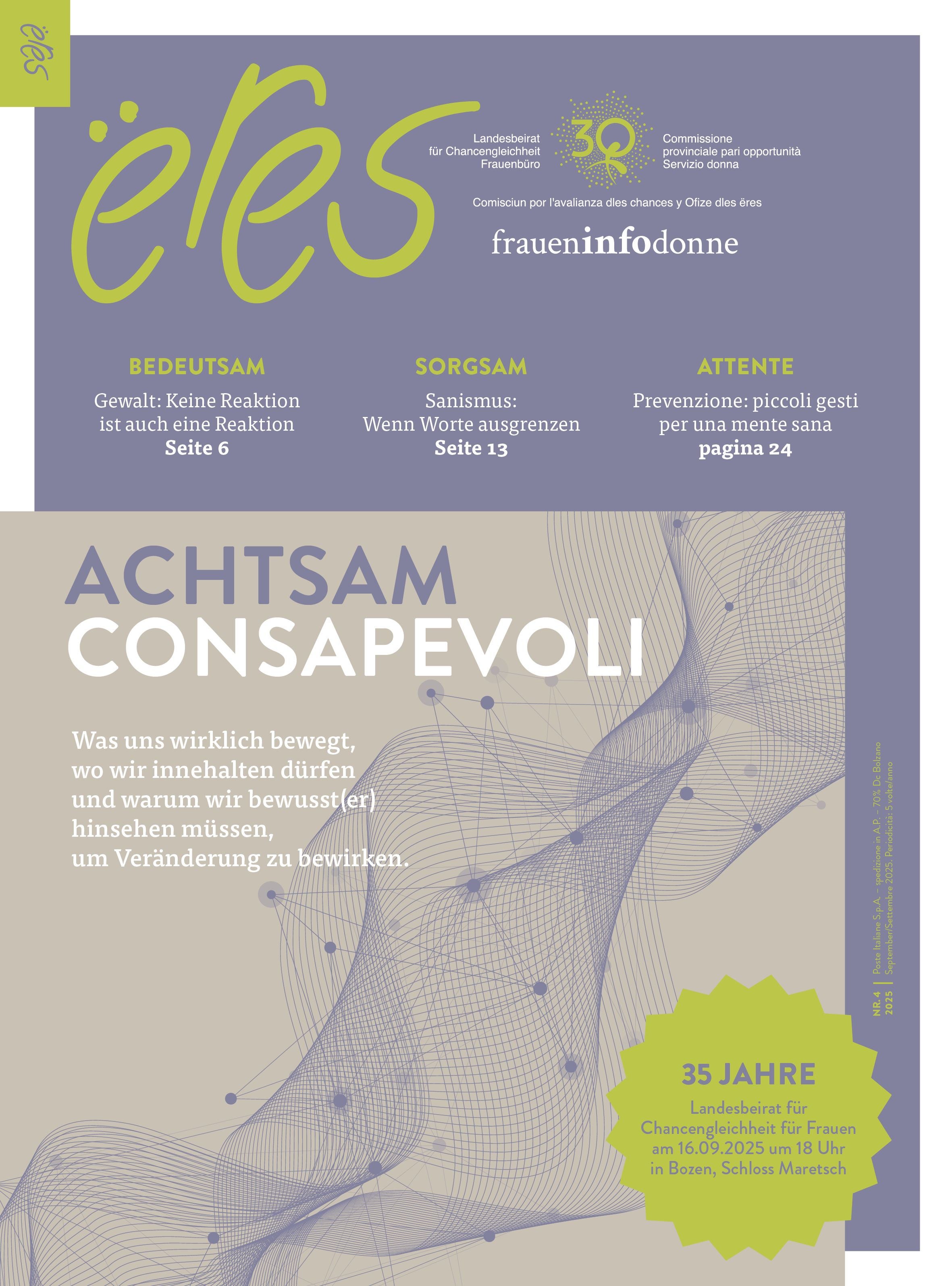 Ausgabe 4/2025 ACHTSAM