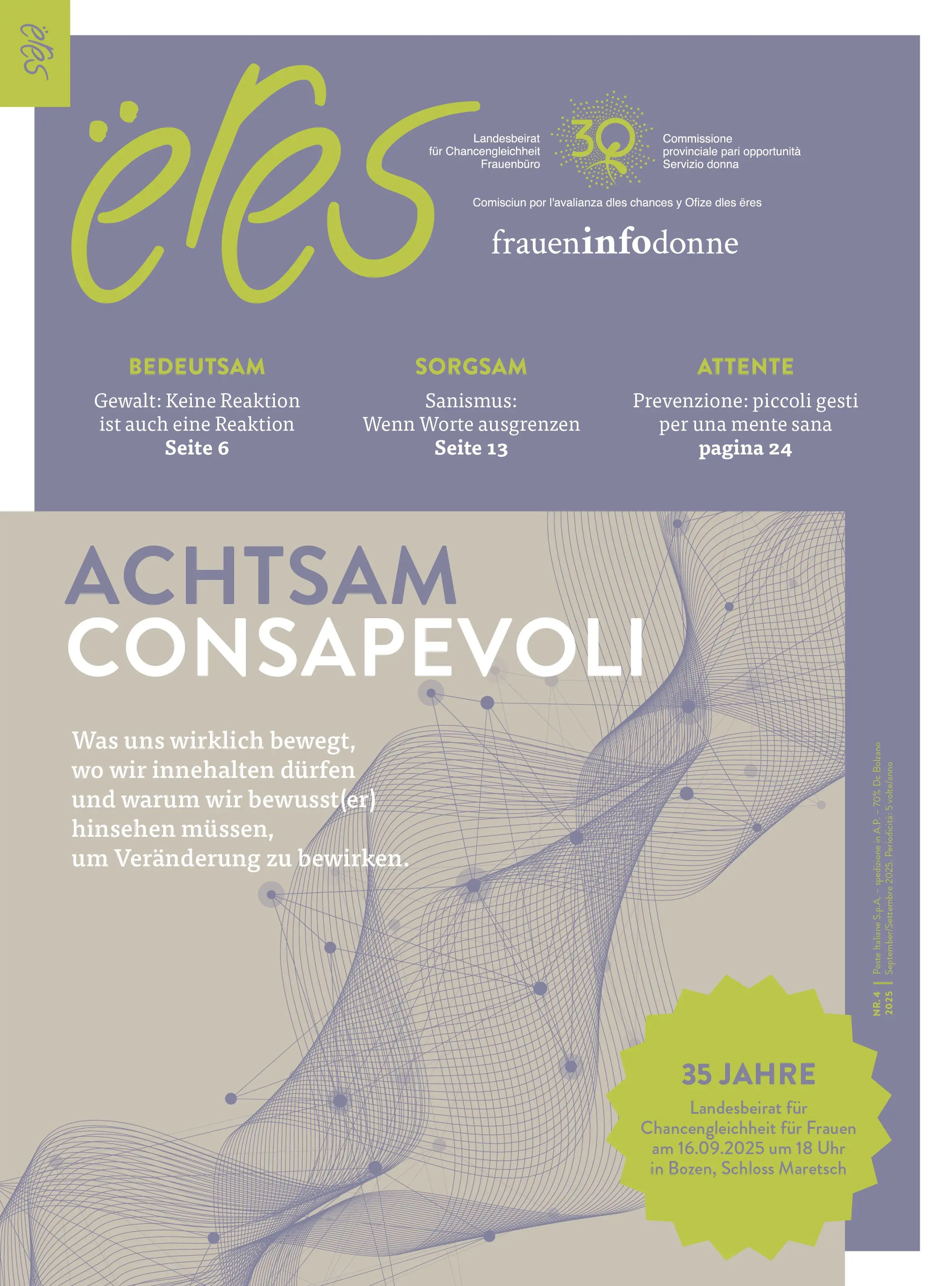 ëres - FrauenInfoDonne Nr. 4/2025