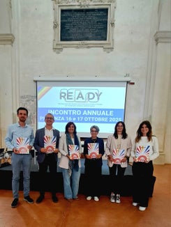 La delegazione altoatesina insieme a Jacopo Rosatelli, Assessore alle Politiche sociali e alle Pari Opportunità del Comune di Torino (secondo da sinistra).