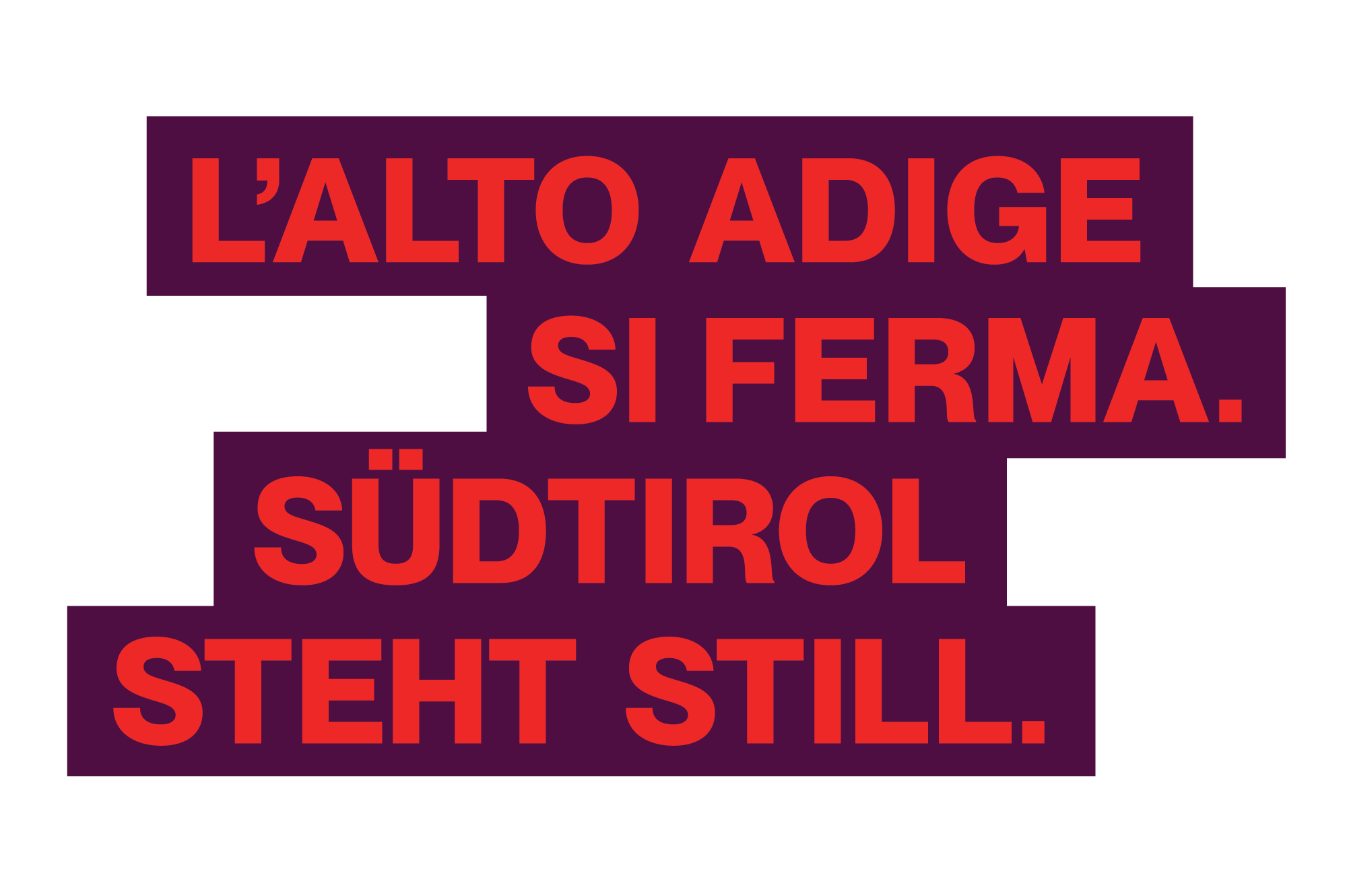 L'Alto adige si ferma - contro la violenza sulle donne