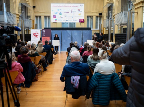 Christa Ladurner dell'Alleanza per la famiglia (ASC/Fabio Brucculeri)