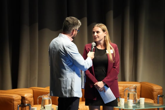 La presidente della Commissione provinciale Ulrike Oberhammer (Foto Marina Baldo)