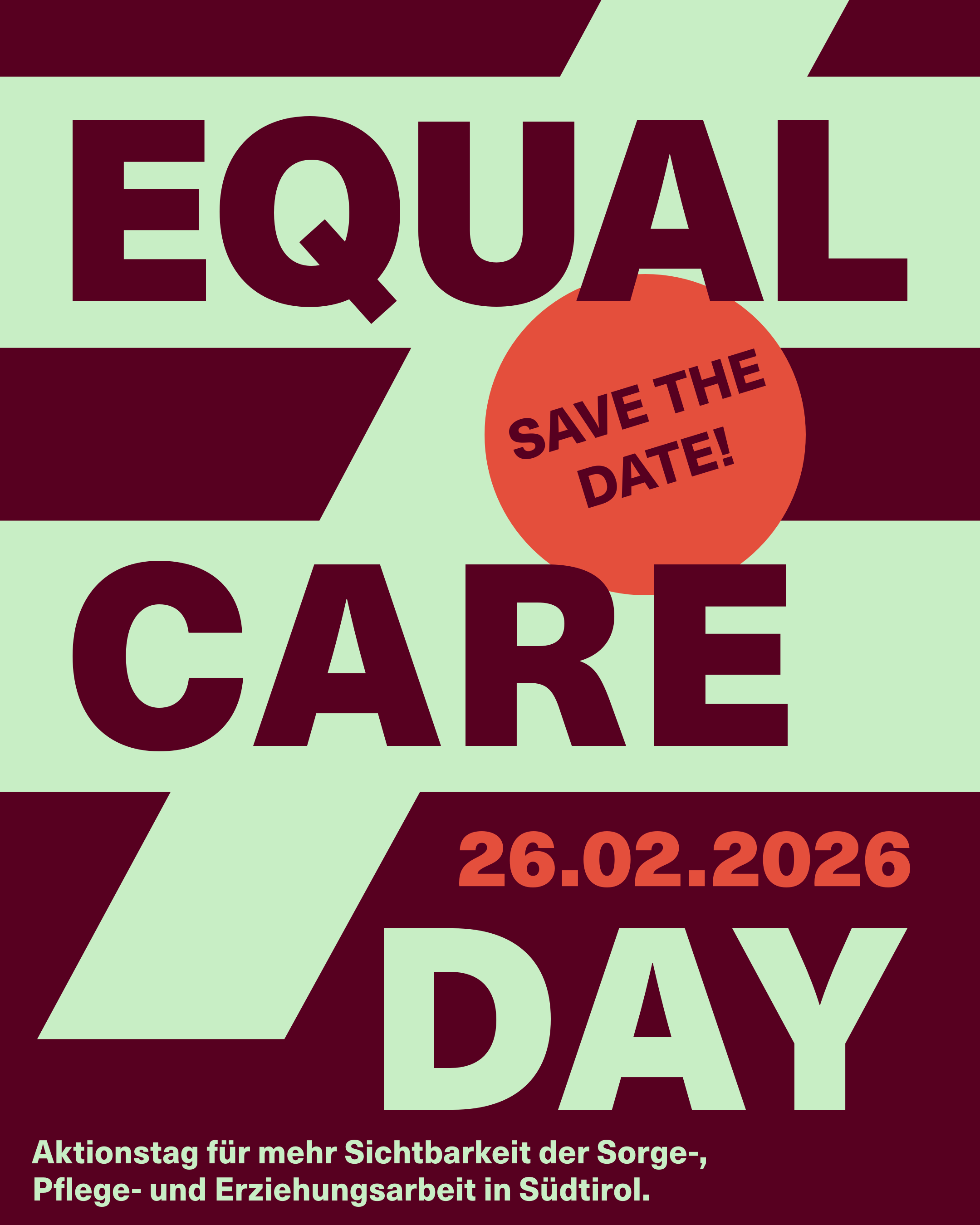 Der Equal Care Day ist heuer dem Vatersein und der Wichtigkeit der Präsenz der Väter gewidmet. (Quelle: Allianz für Familie)