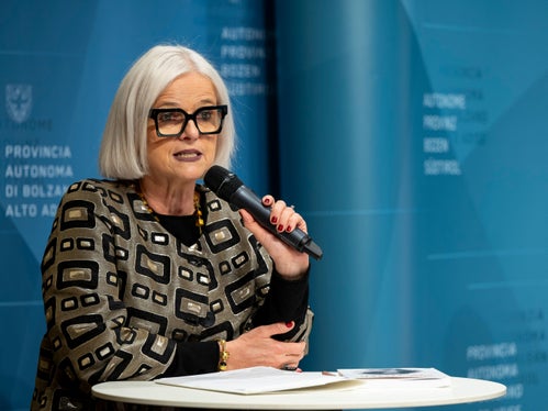 “Parlate bene di voi stesse, rendete pubblici e visibili i risultati che avete raggiunto”, ha detto la vicepresidente della Commissione pari opportunità Nadia Mazzardis (Foto: USP/Fabio Brucculeri)