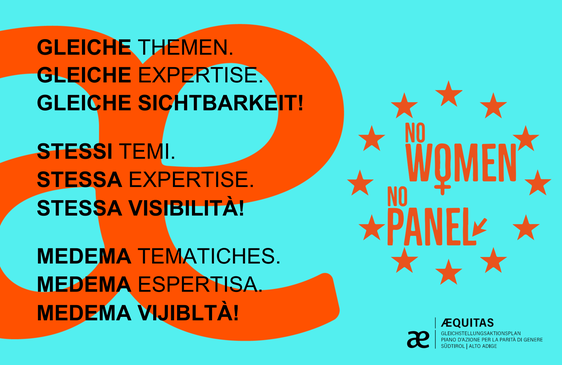Gleiche Sichtbarkeit ist das Ziel: No Women No Panel!
